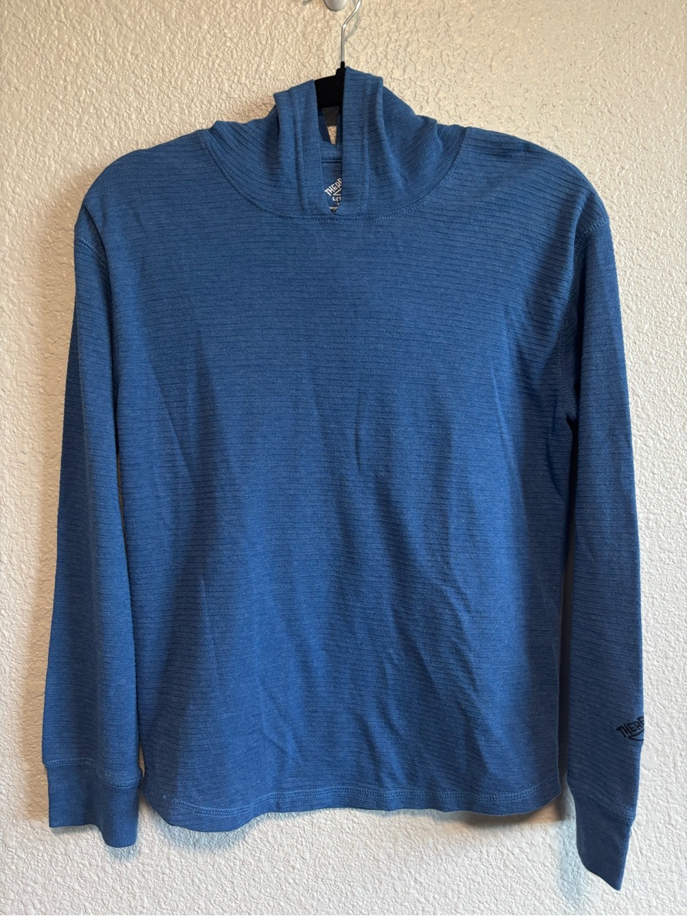Thereabouts Blue Long Sleeve Lightweight Hoodie Tee Boys Size L 14/16